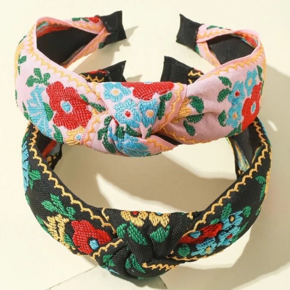2pcs Knot Decor Hair Hoop Accessory